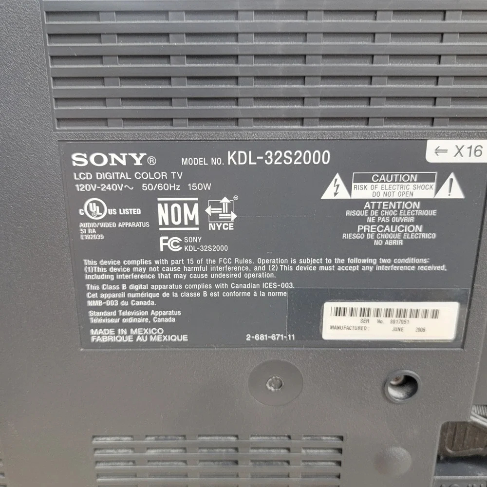 Sony bravia kdl
